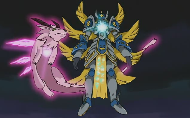 [图]【Digimon】数码宝贝剧场版炽天使兽初败北；黄金的装甲进化