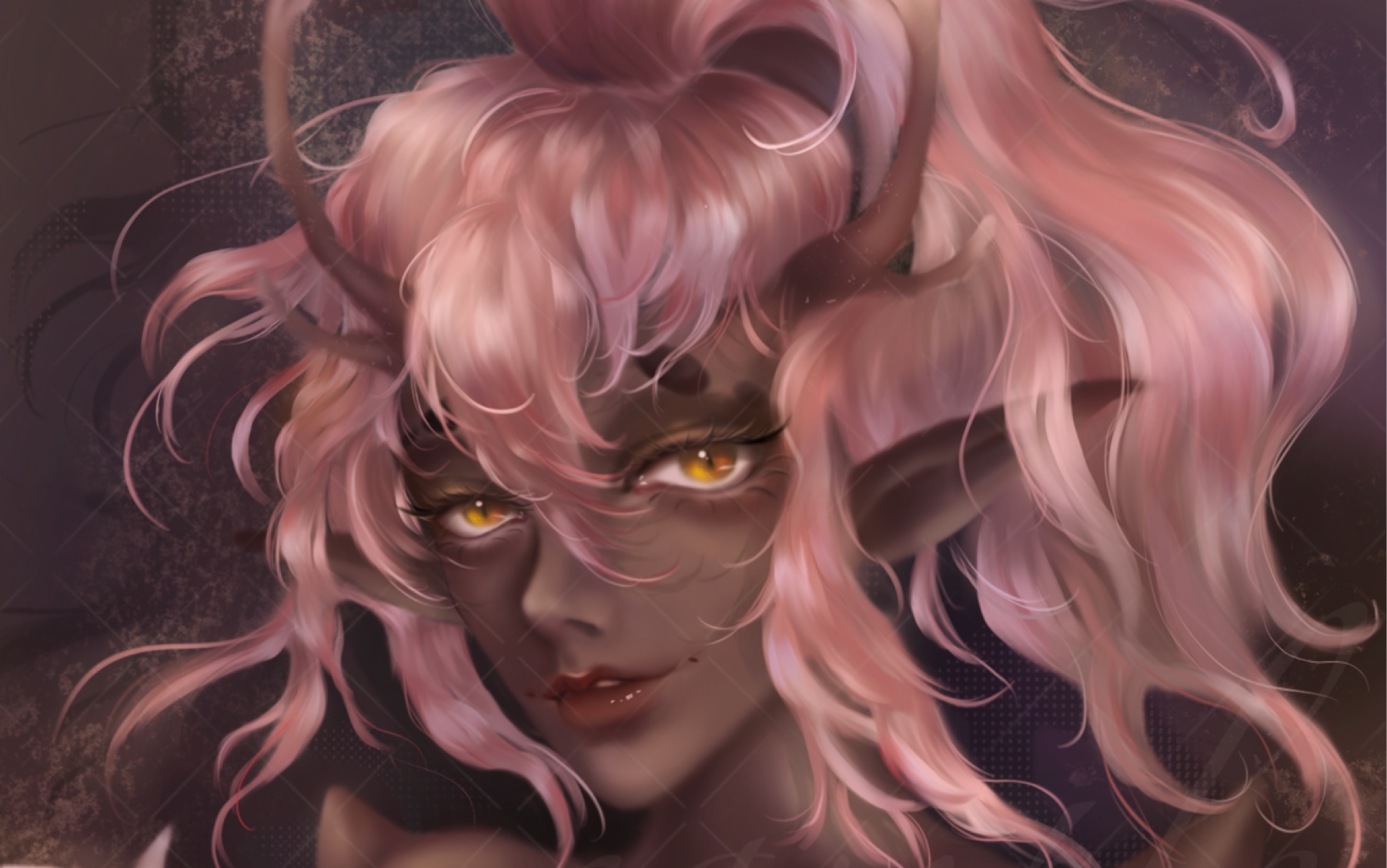 【约稿】单主要求的 黑皮 粉毛 御姐 人设