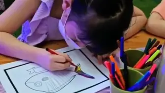 扫描手绘海底世界神笔马良暖场互动游戏【方案-展会】儿童乐园亲子游乐区家庭休闲区商场购物中心冷区改造