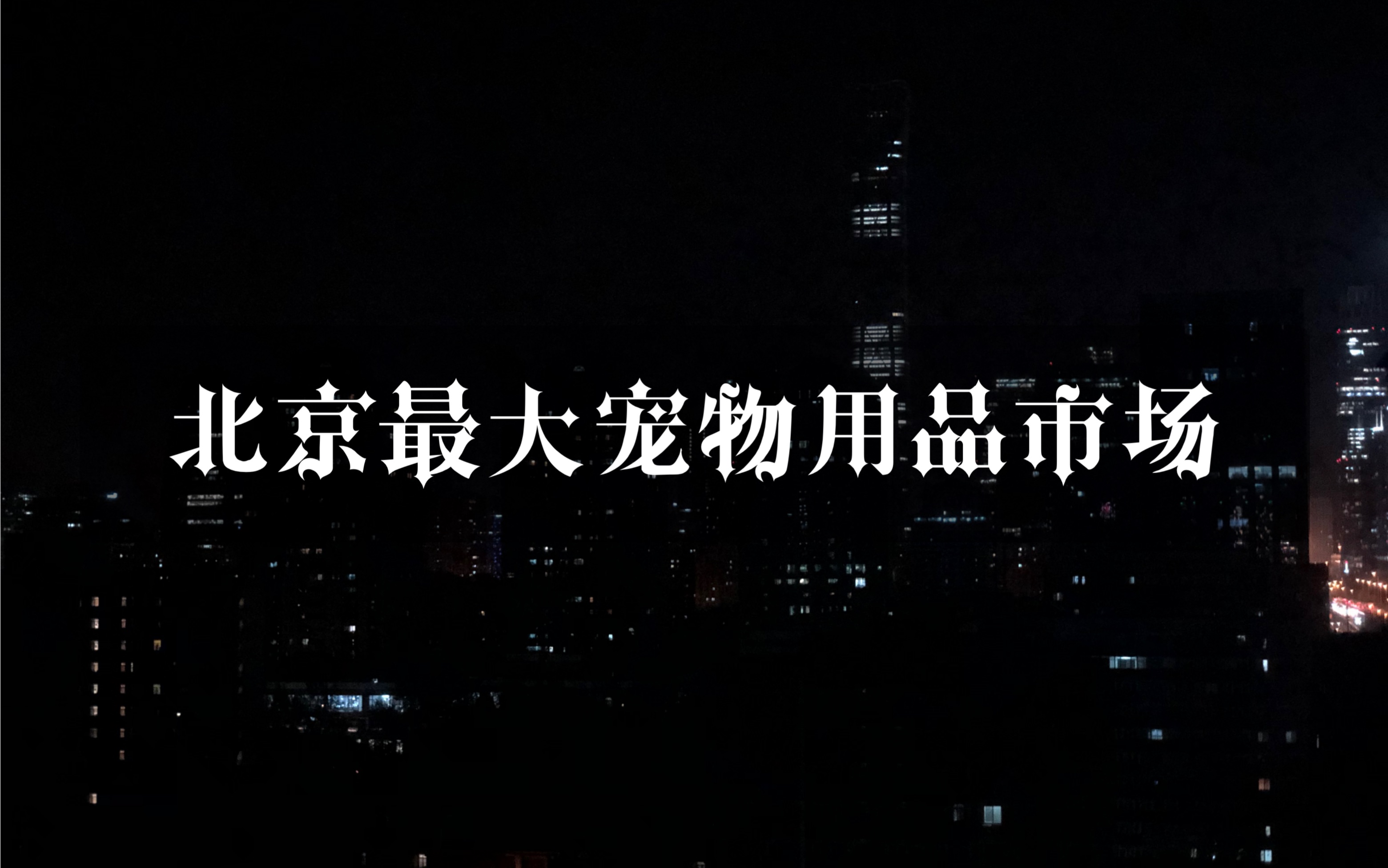 【带你逛逛北京最大的宠物用品市场】可能全世界的宠物产品都能找到吧,还有辨别真假教程噢!哔哩哔哩bilibili