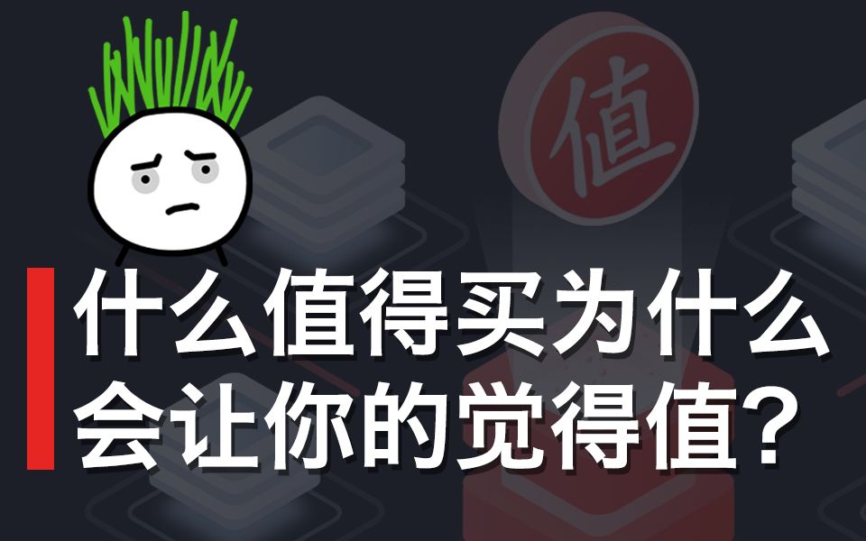 什么值得买为什么会让你的觉得值?【硬气韭菜Leek】哔哩哔哩bilibili