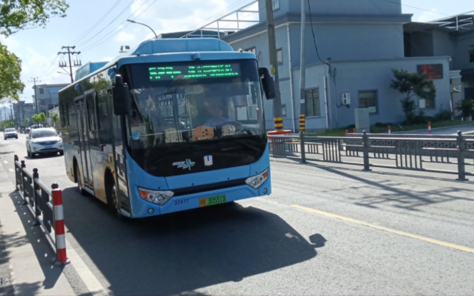 宁波东方巴士二公司623路公交古林站开往潘火高架桥站全程第一视角7