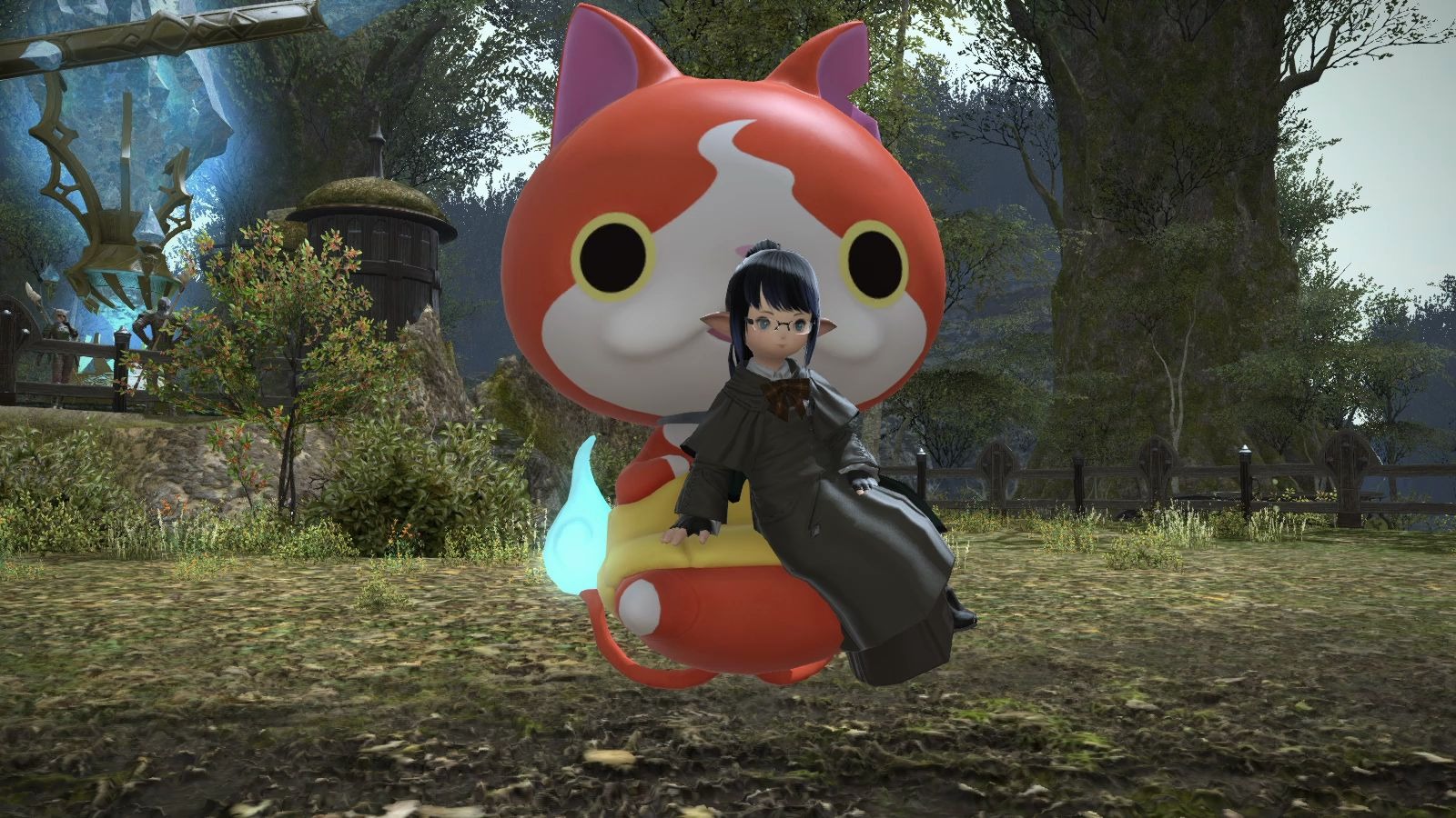 【最终幻想14】国际服2020年妖怪手表联动新坐骑预览