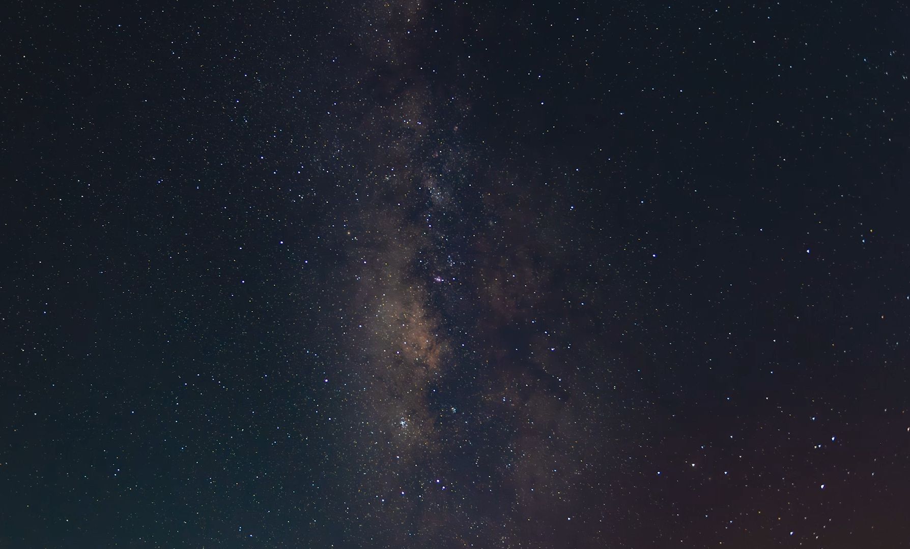 夏天结束前的星空