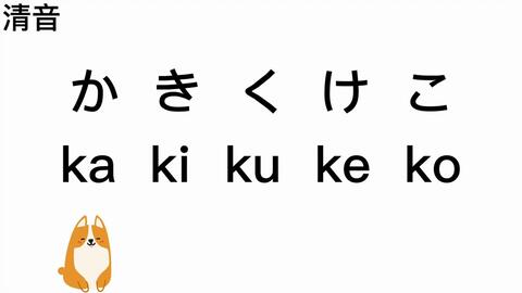 日语发音 50音标准读音 清音 拨音 浊音 半浊音 拗音 哔哩哔哩