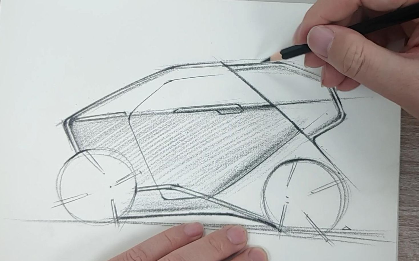 【汽车手绘】星际概念车设计手绘 马赛的手绘日常分享