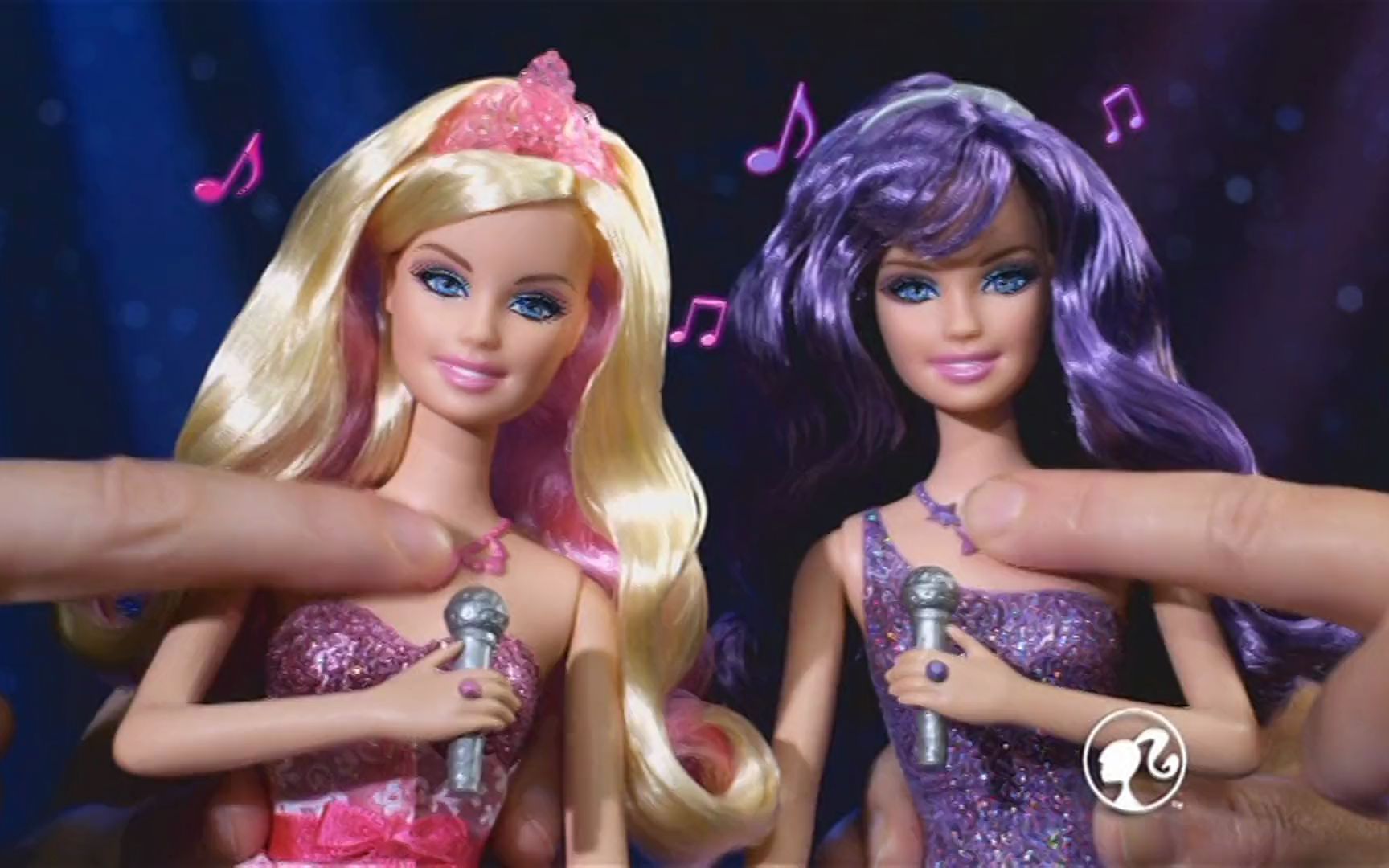 考古芭比之歌星公主娃娃广告