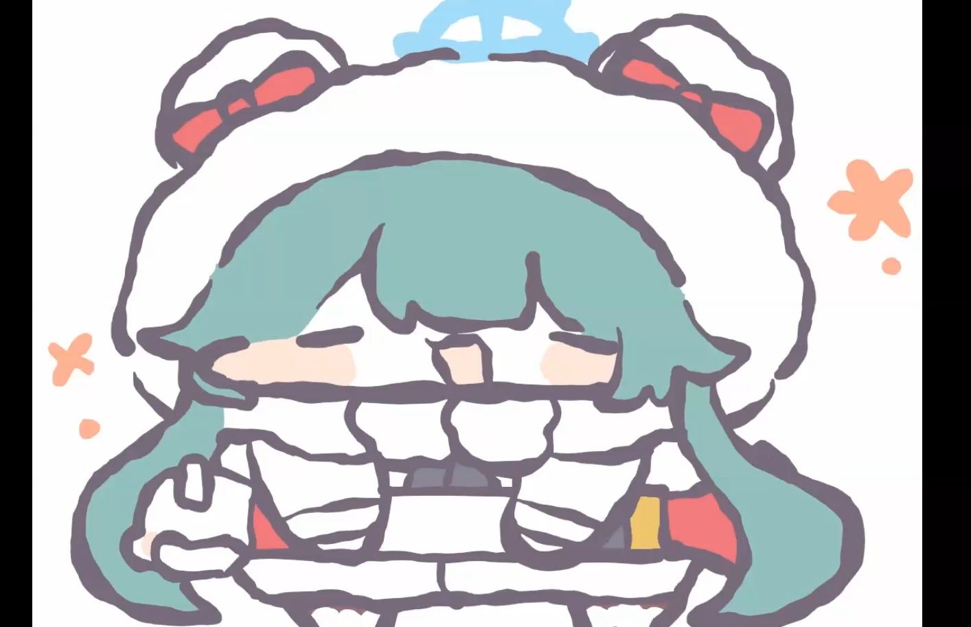 摇头晃脑(p站mangi5000)