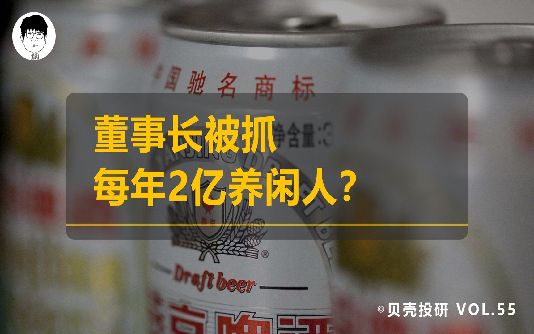 燕京啤酒出大事了!年薪70万的董事长被抓,老大哥要不行了?哔哩哔哩bilibili