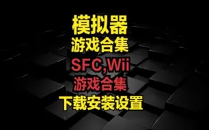 Download Video: 模拟器游戏合集-SFC,Wii游戏合集-下载安装设置