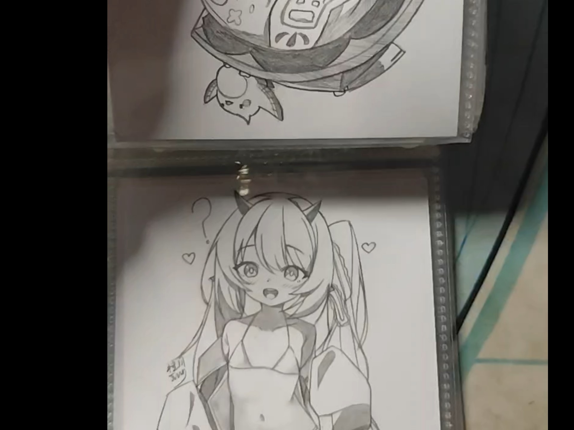 画完一整个本子啦!