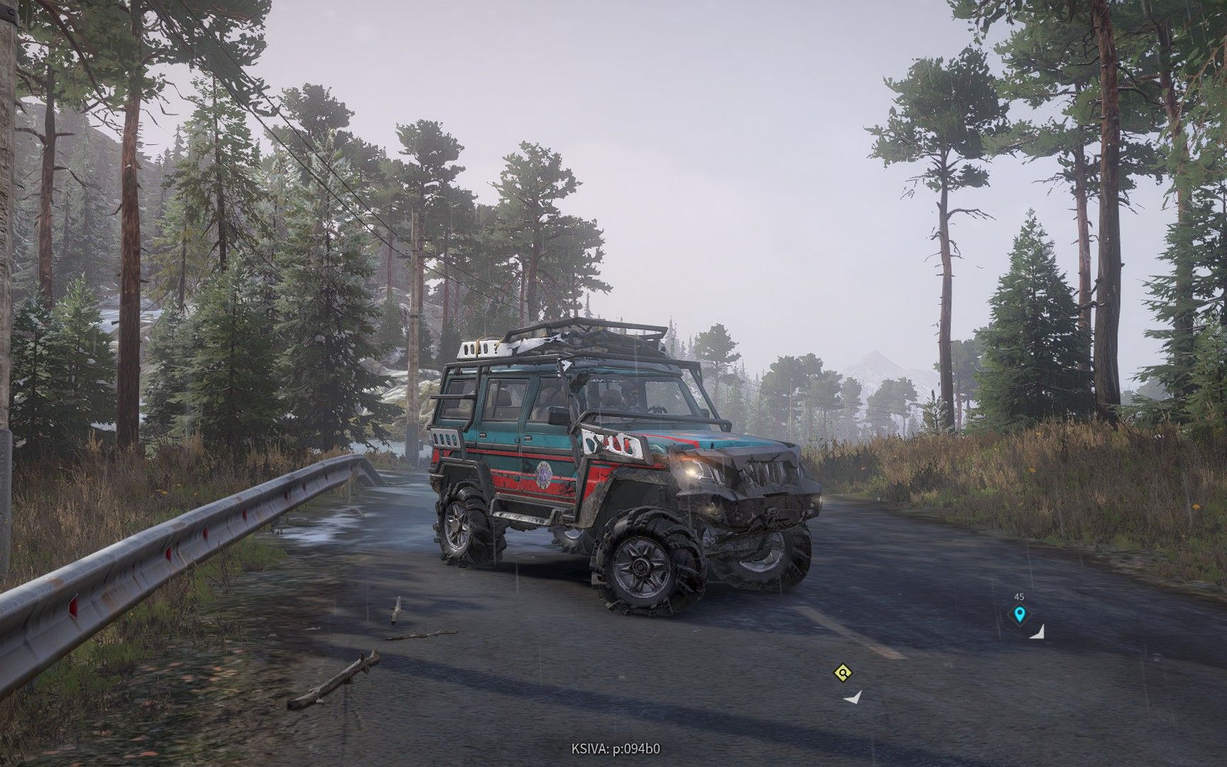 雪地奔驰-亚速64131和泰嘉6436打捞货物并运输到火车站仓库和废土电影