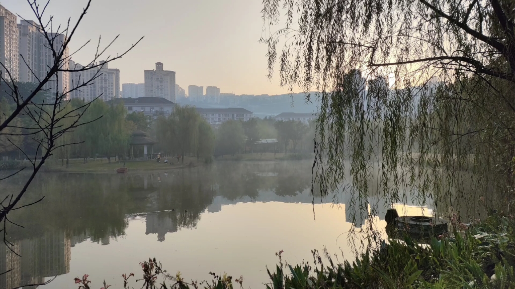 重庆沐仙湖湿地公园美景