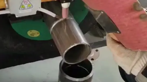 横管自动焊接机器人#无缝钢管自动焊接