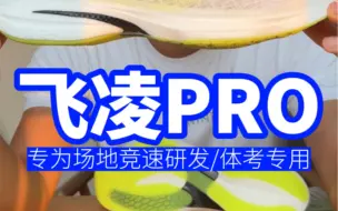 Download Video: 【体考专用】研发了3年这双专为体考/场地竞速设计的飞凌PRO真好看！你觉得会多少发售？