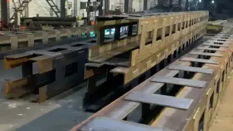 钢结构焊接钢柱-格构柱-地铁地下室钢支撑受力柱-钢铁加工厂实拍