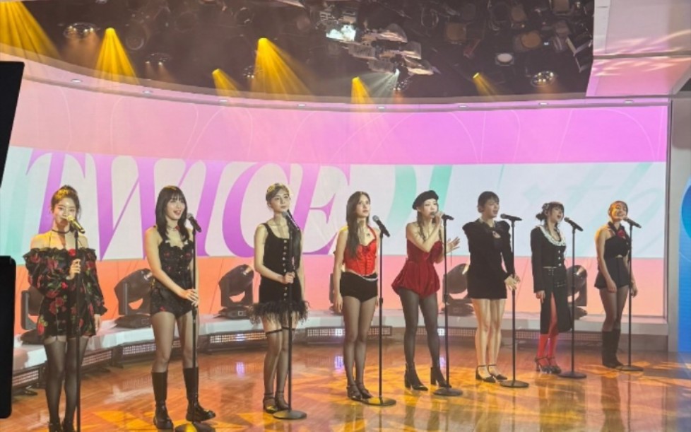 twice录制 today show 节目 fancam