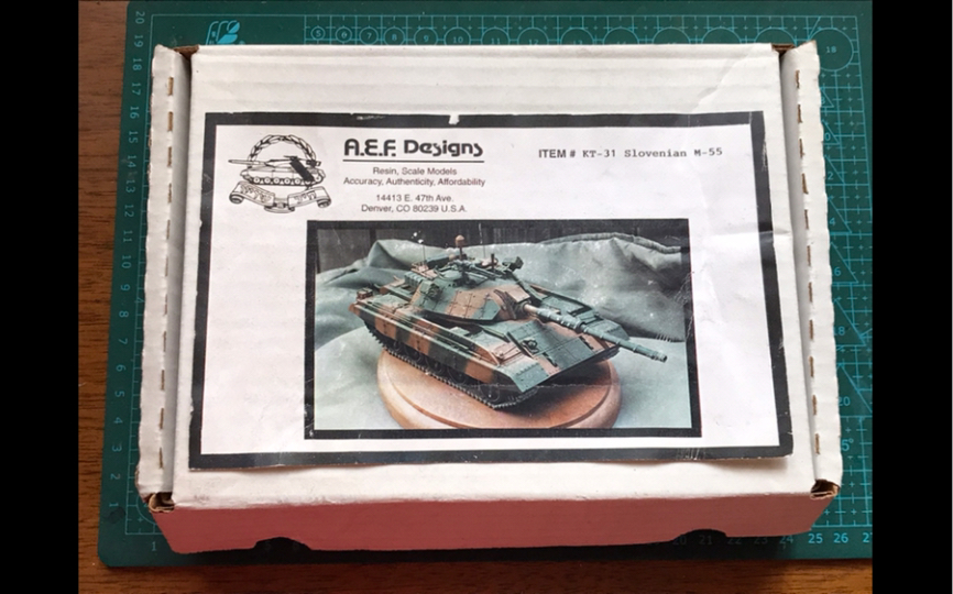 【模型测评】AEF 1/35 斯洛文尼亚 M55 坦克模型树脂改造件哔哩哔哩bilibili