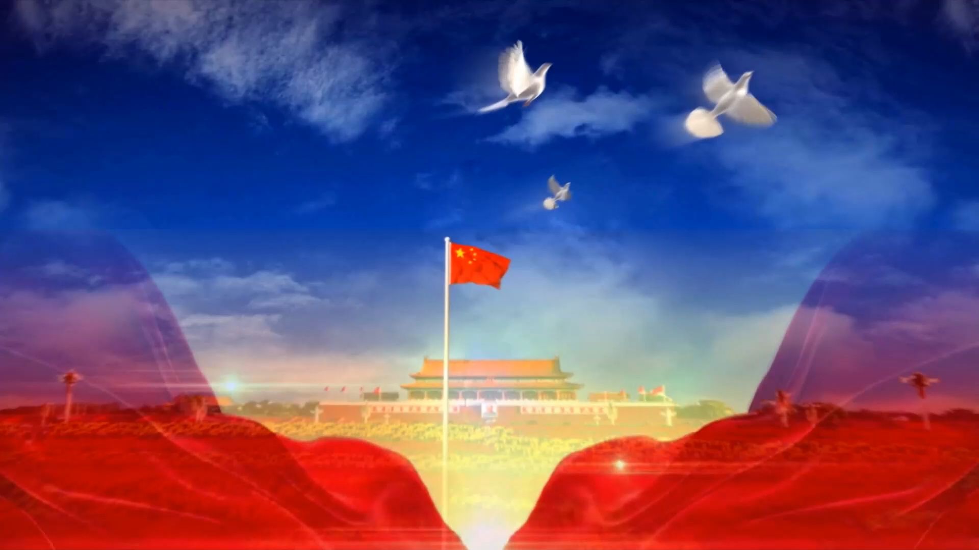 2093 向往 伴奏led舞蹈舞台大屏幕背景视频素材