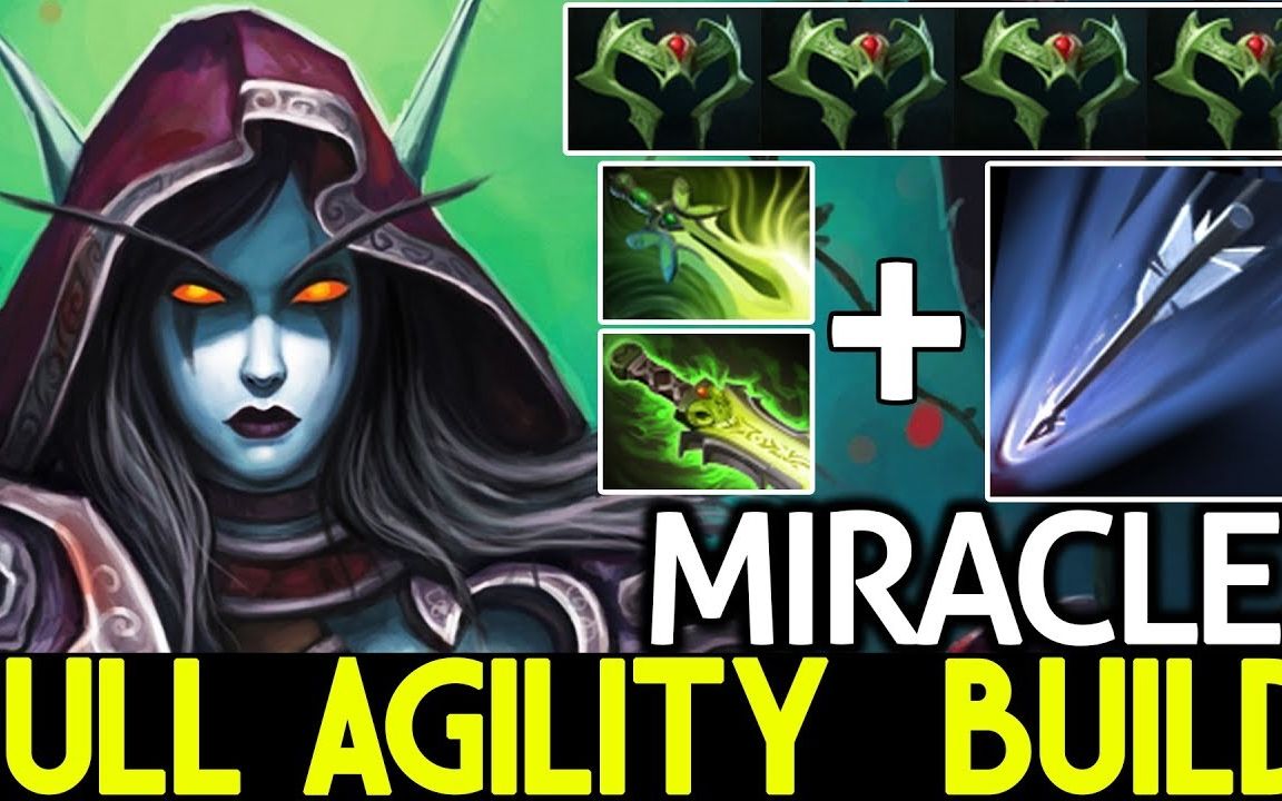 【dota2】miracle-&卓尔游侠 虚灵蝴蝶或成小黑的最佳出装?