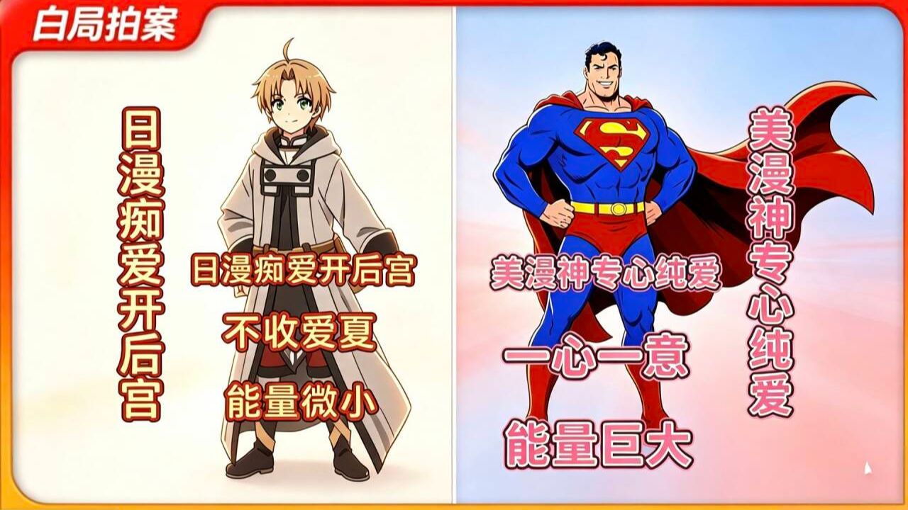 （补档）看美漫确实高人一等，看日漫确实低人一等