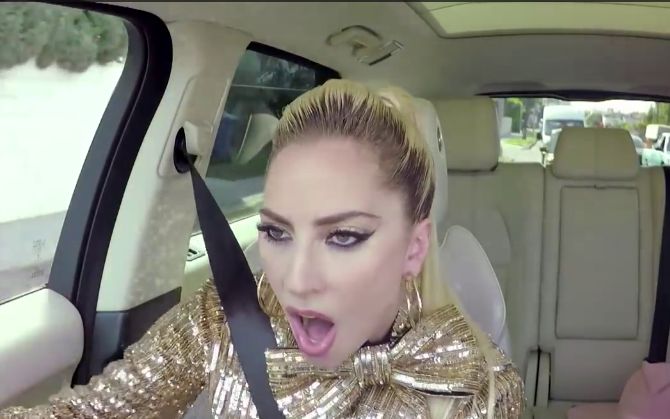 [图]Lady Gaga的拼车卡拉OK 戈登秀 Lady Gaga Carpool Karaoke Coming Tues