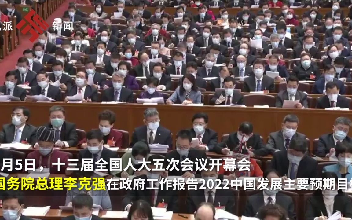 2022中国发展主要预期目标:国内生产总值增长5.5%左右哔哩哔哩bilibili