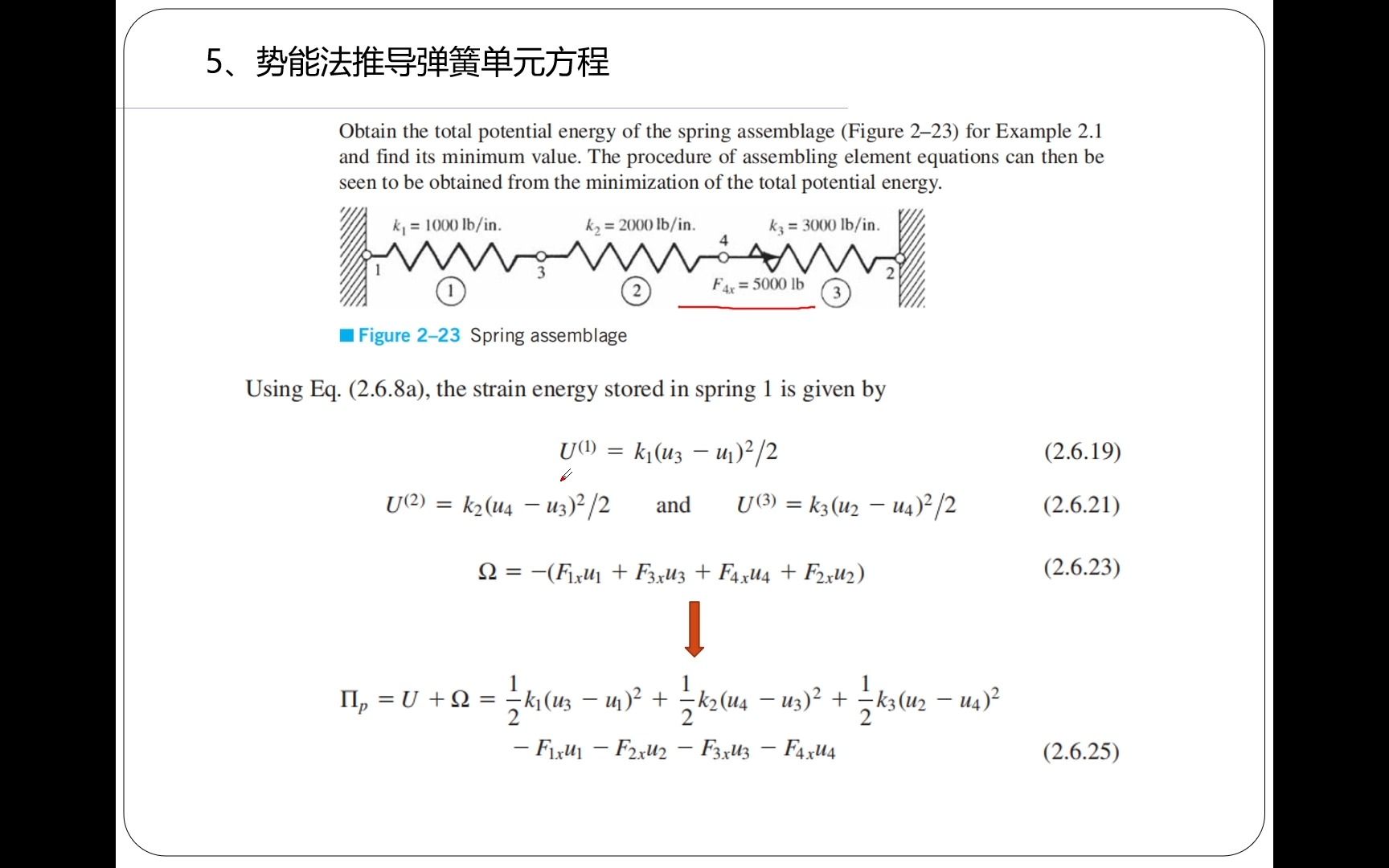 第二章刚度(位移)法简介最小势能原理哔哩哔哩bilibili