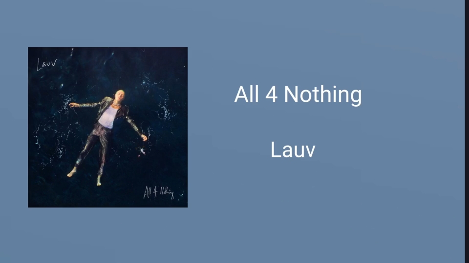 [图]推歌 | 一首小甜歌《All 4 Nothing (I'm So In Love)》，我深陷爱中，你是我心中的全部！