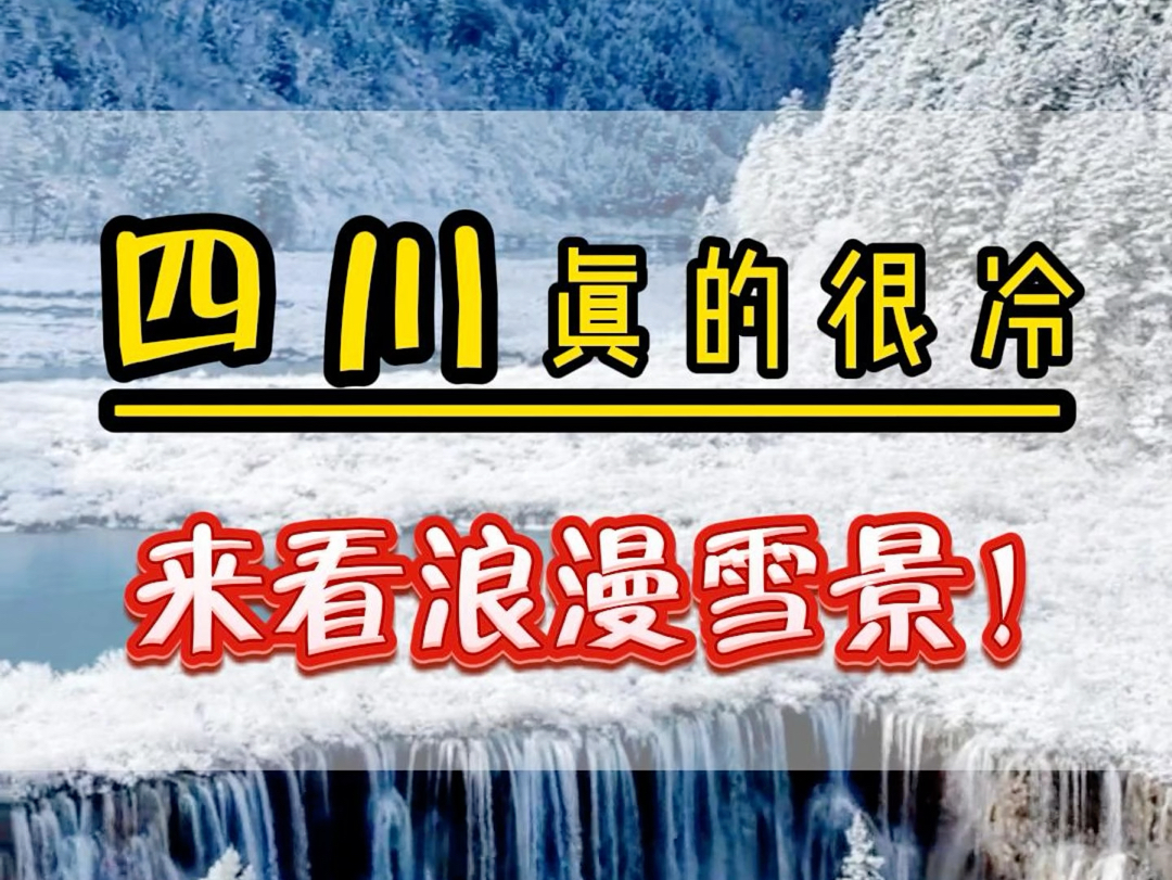 四川也太冷了 差一点冻S在四川 九寨沟下雪了.千万不要在11月下旬12月来四川九寨沟了.来了您一定会后悔.#九寨沟旅游攻略 #四川旅游攻略 #四川旅行...