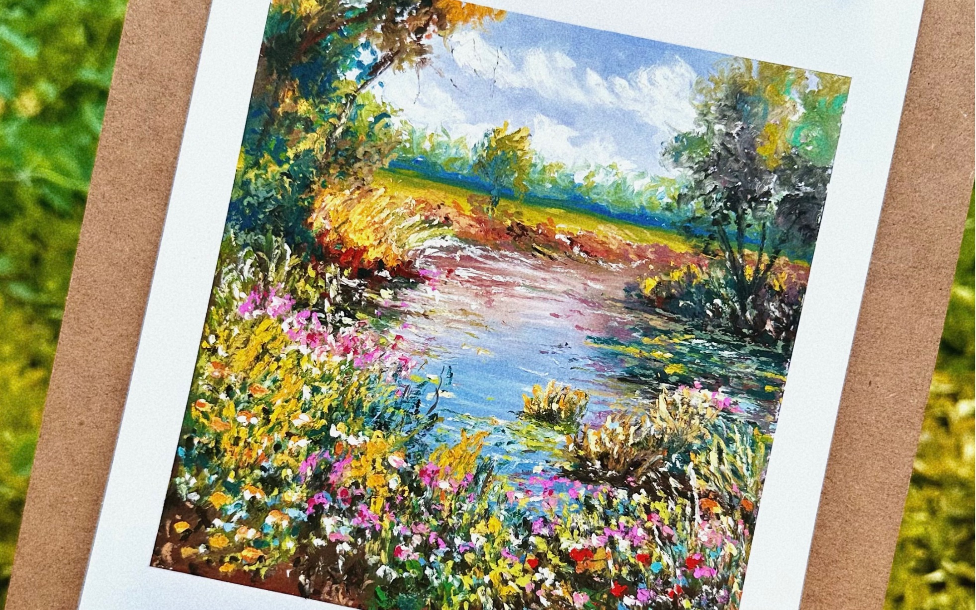 油画棒 | 浓郁花丛