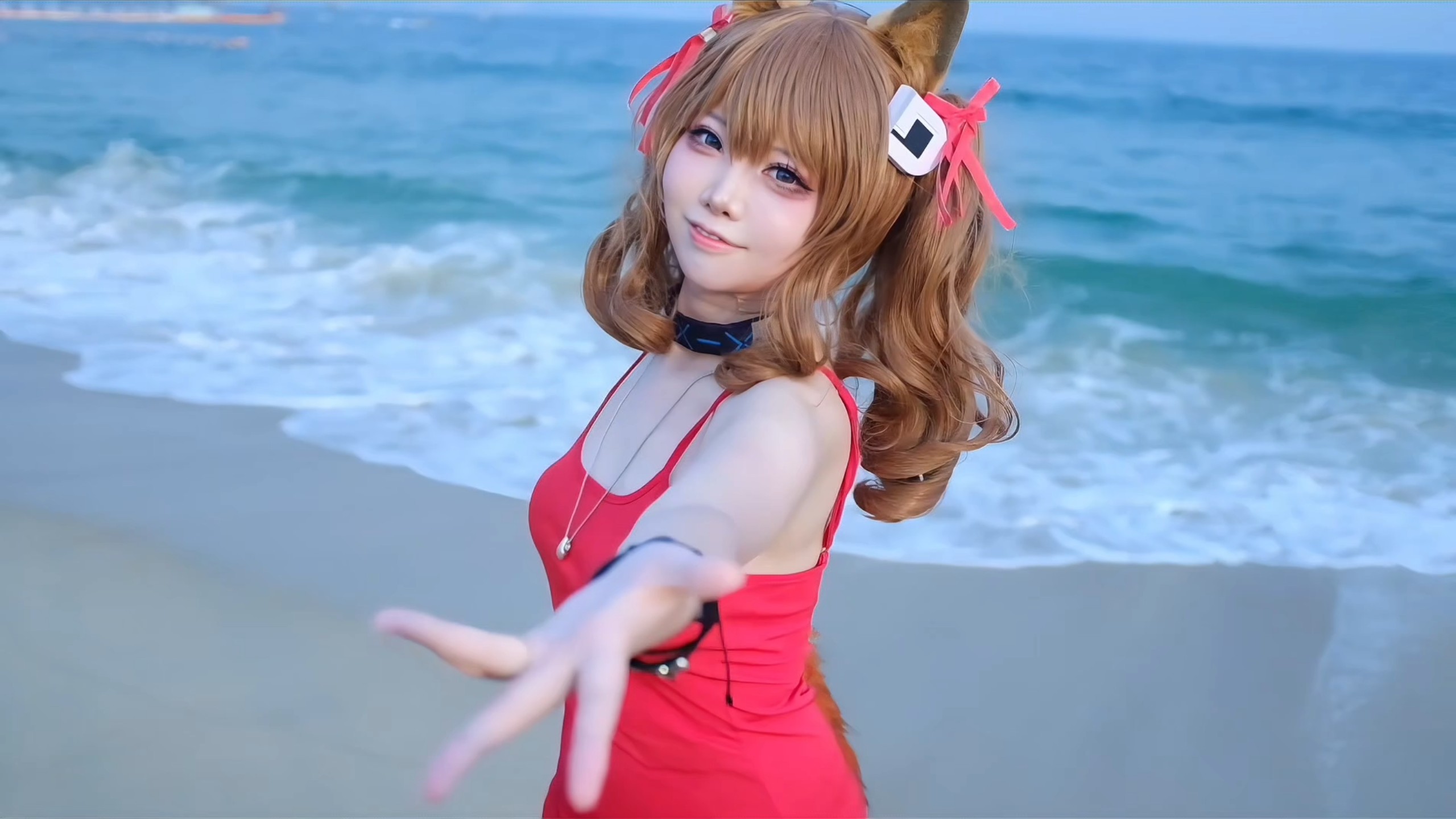 和洁哥一起去海边吧
