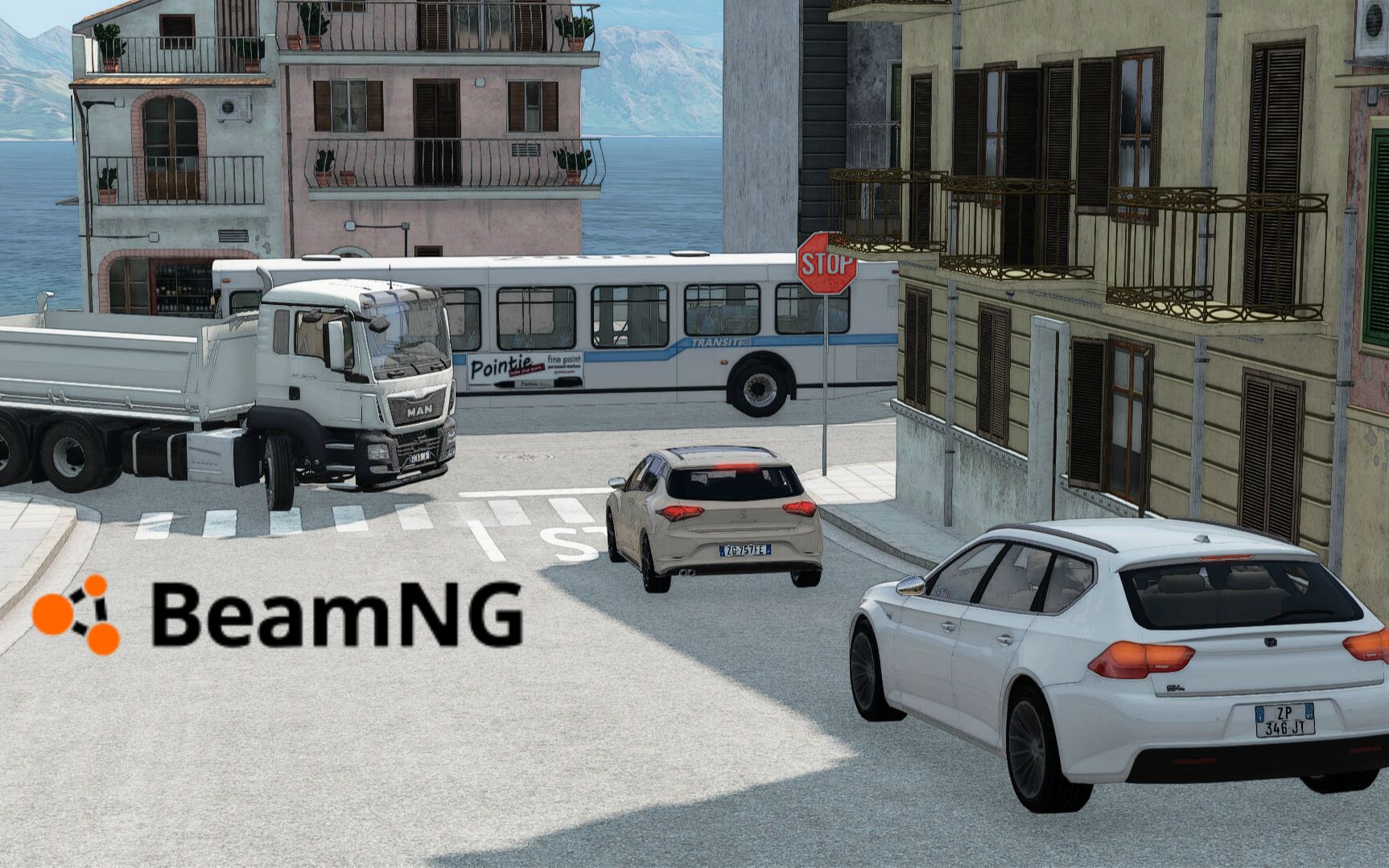 BeamNG:当你在里边玩欧卡.... BeamNG 原速Pov哔哩哔哩bilibili