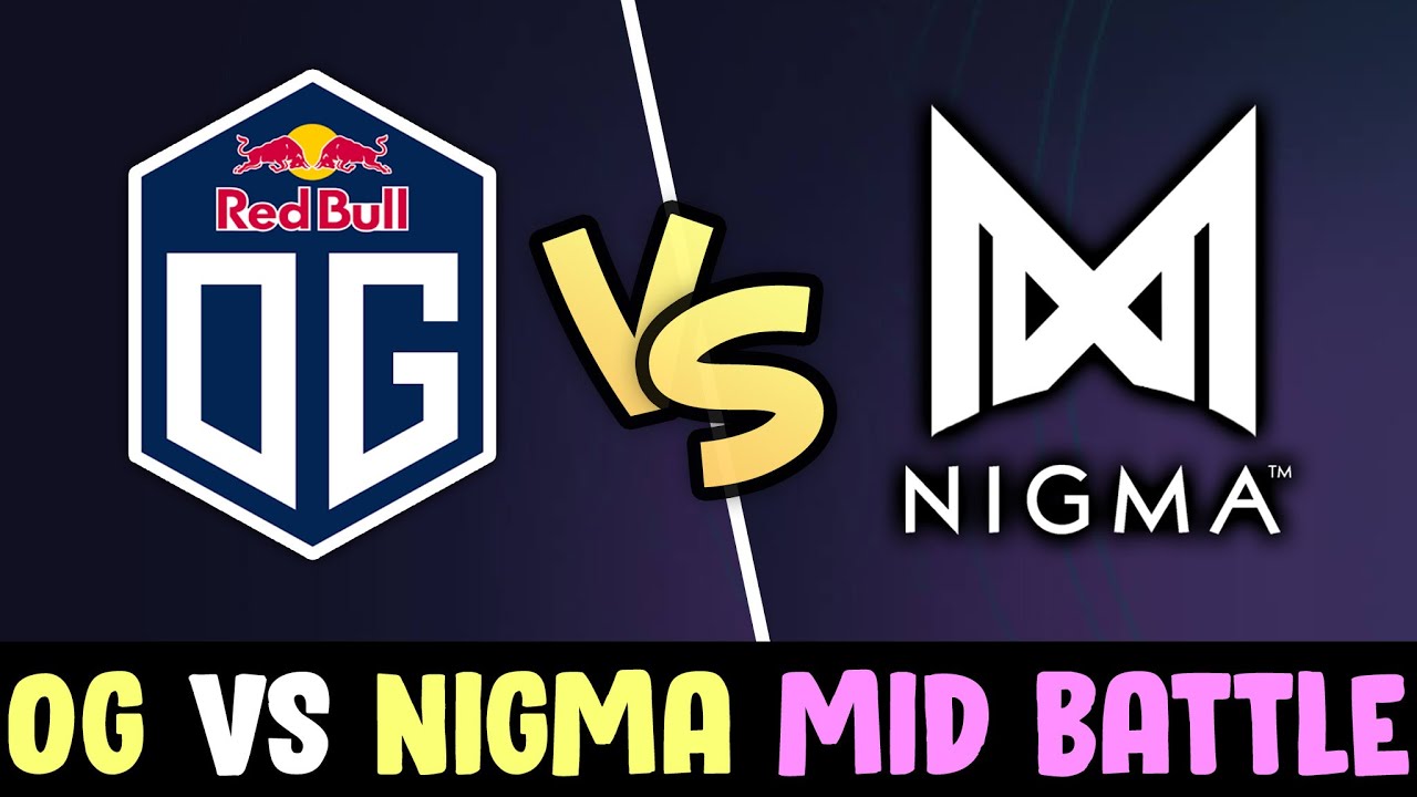 og vs nigma mid battle — non-meta pick vs topson
