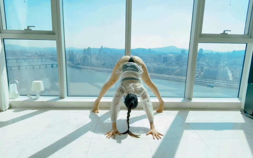 68韩国性感瑜伽sanga02yogini清晨伸展运动高清视频4