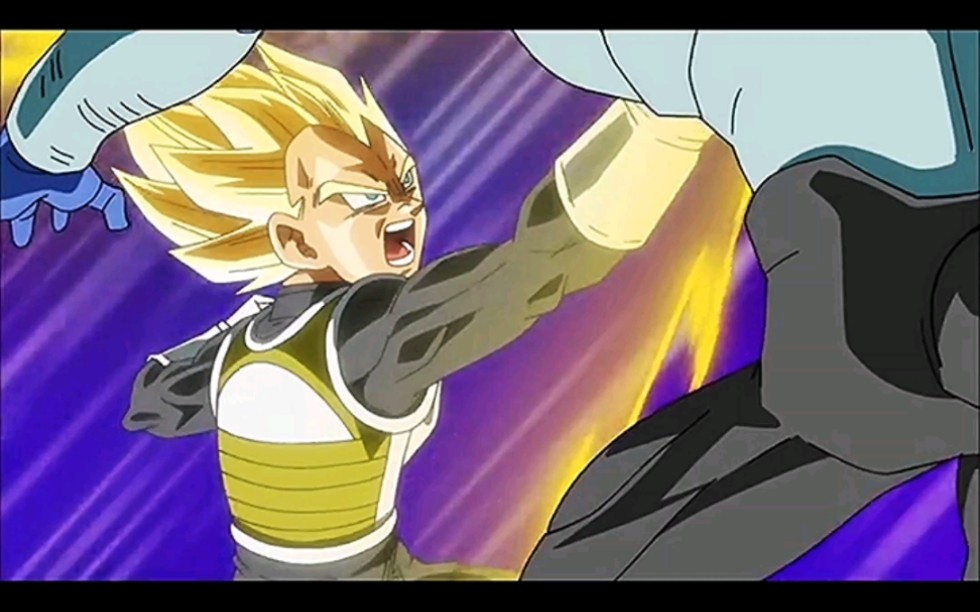 《龙珠超》第28集-口吐岩浆的金属人把贝吉塔逼上绝境.