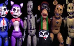 Descargar video: Five Nights at Candy\'s 2 ALL ANIMATRONICS + ALL JUMPSCARES