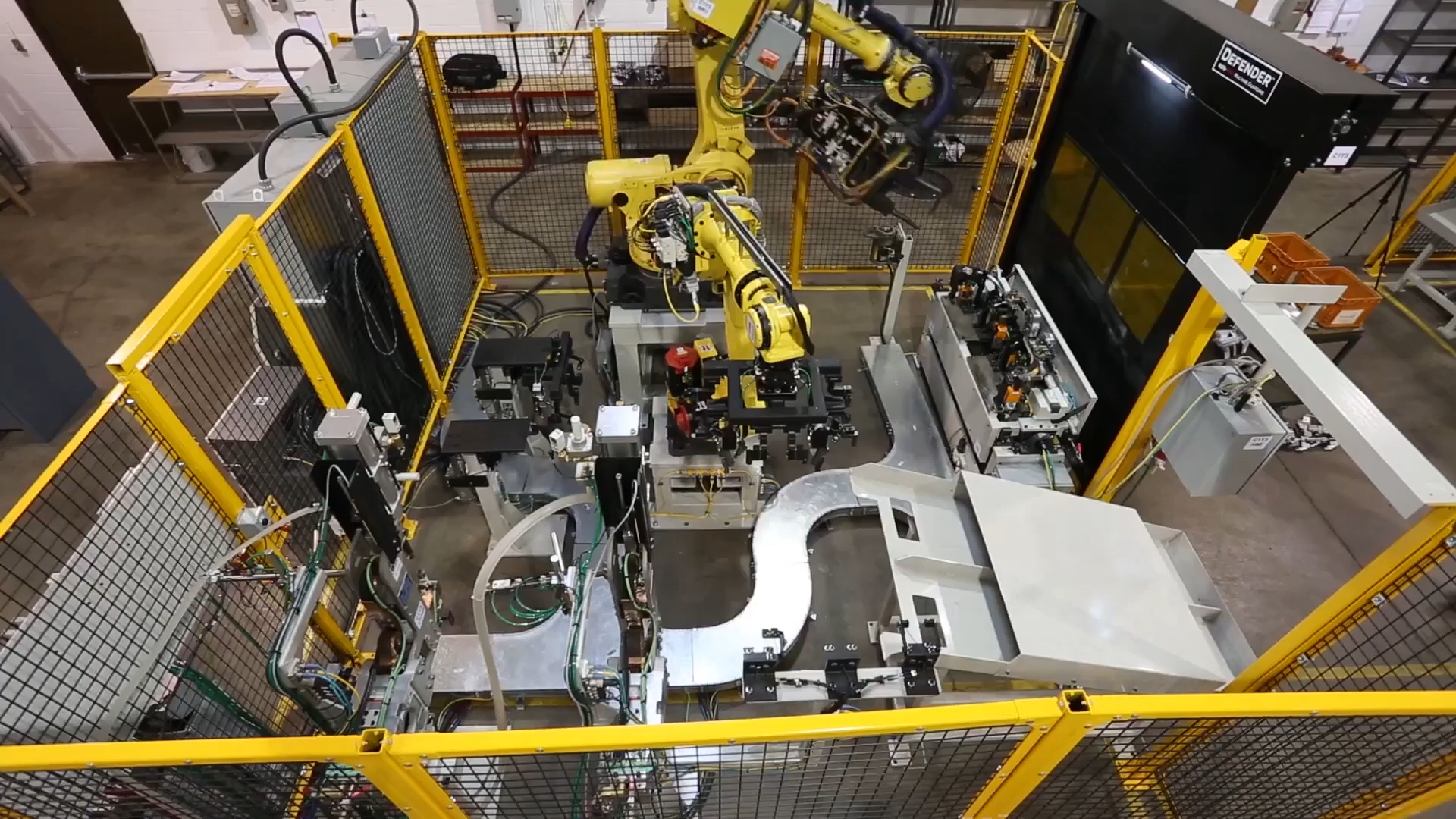 全自动焊接机器人机械手工作站生产线