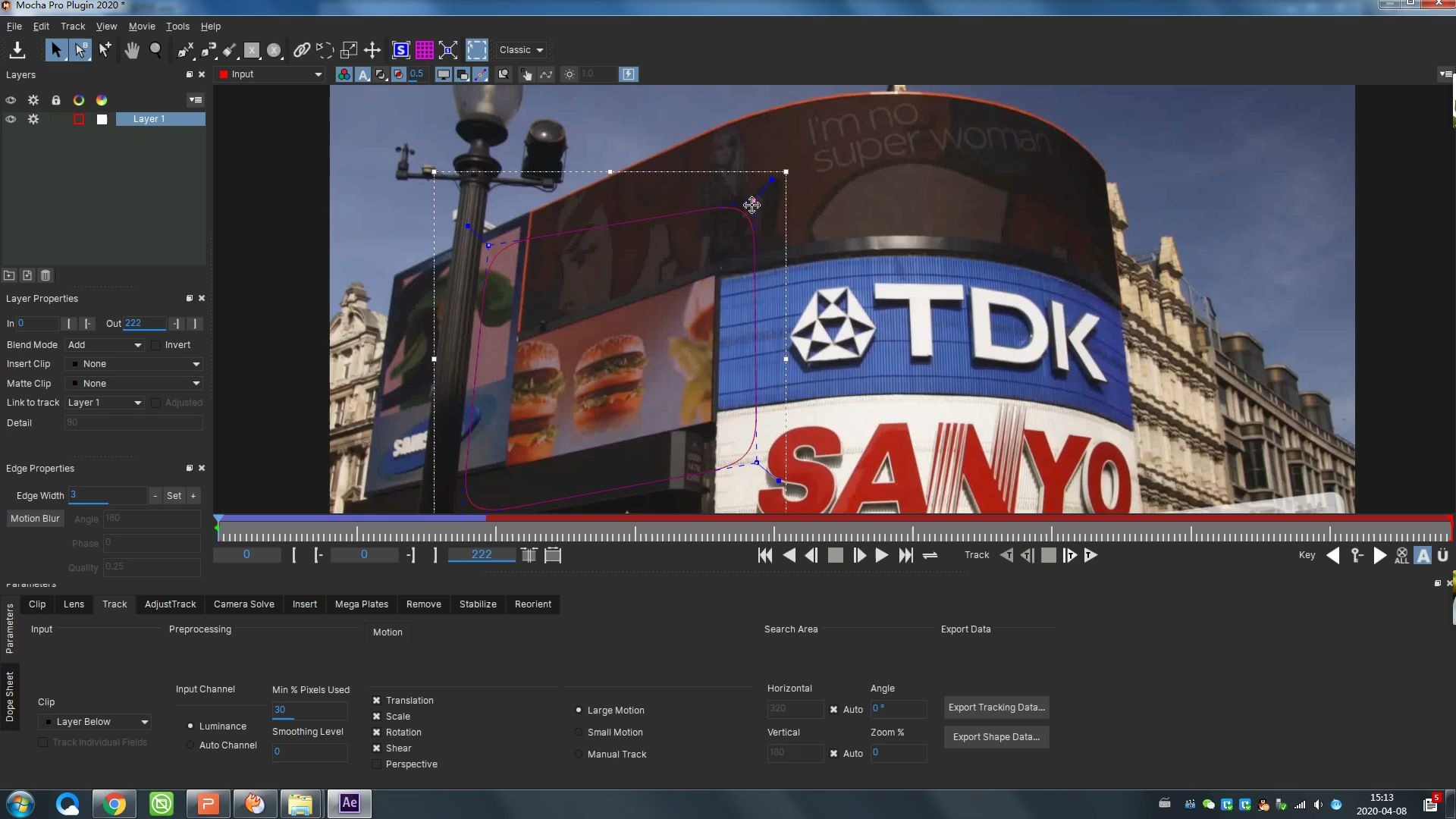 ae mocha pro 2020高级跟踪商业案例应用(一)