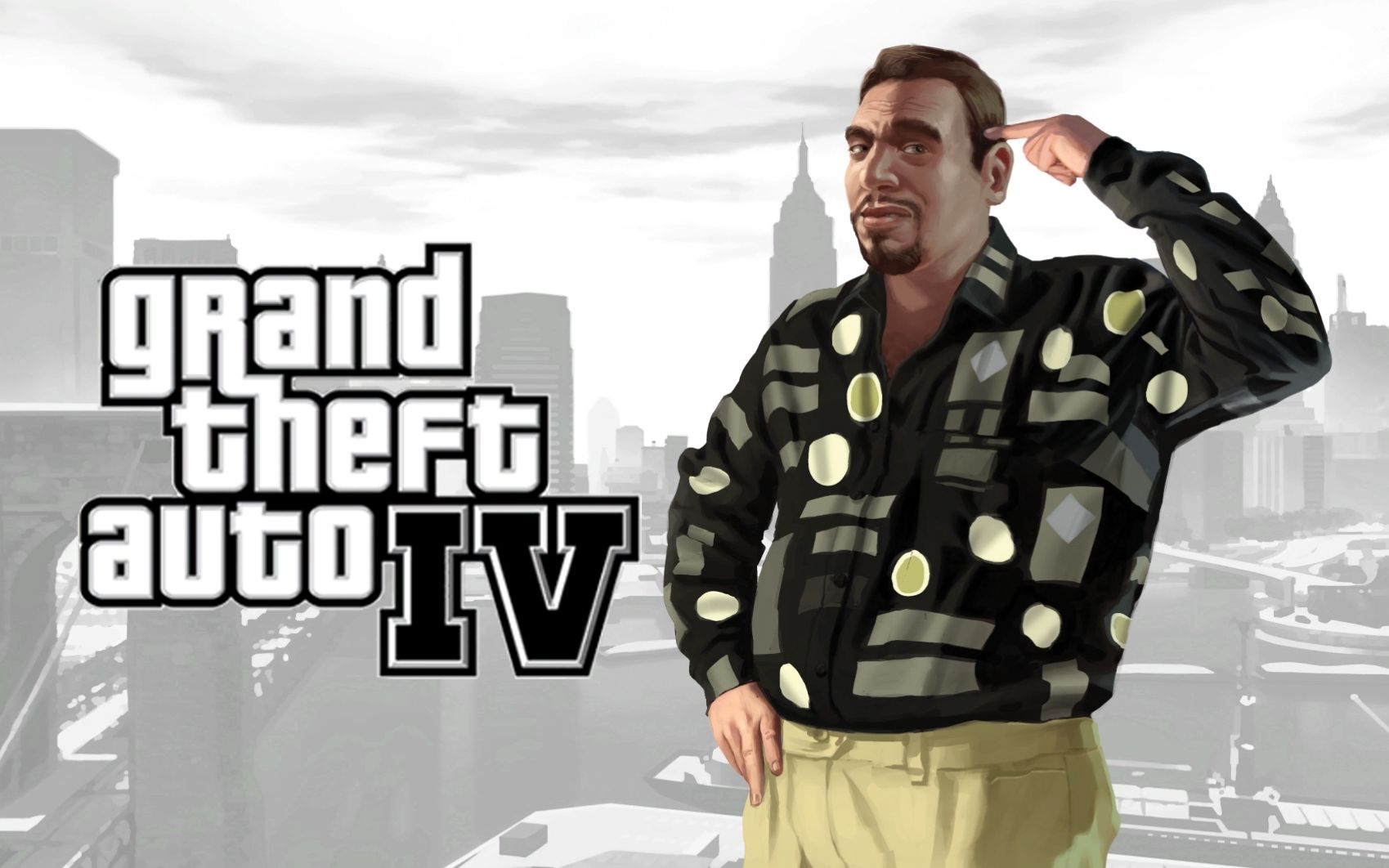 [图]Grand Theft Auto IV 侠盗猎车手4 全流程 01 Roman x 4