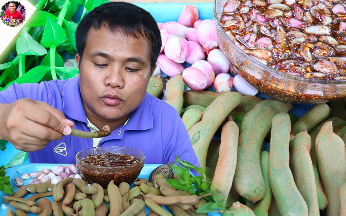 hagna泰国吃播嗯哼哥泰式酸豆角