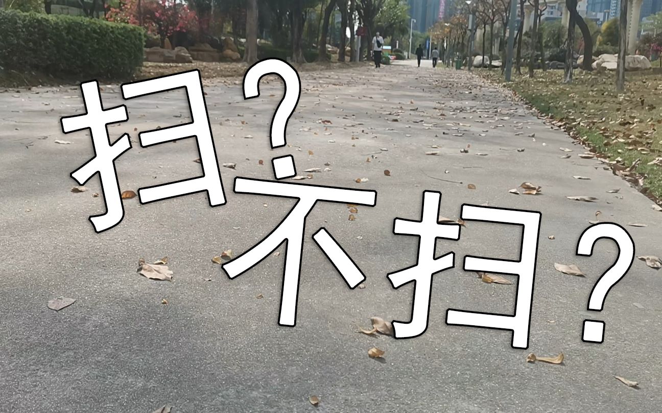 [图]又到了广东落叶的季节，还记得落叶扫不扫的难题吗？