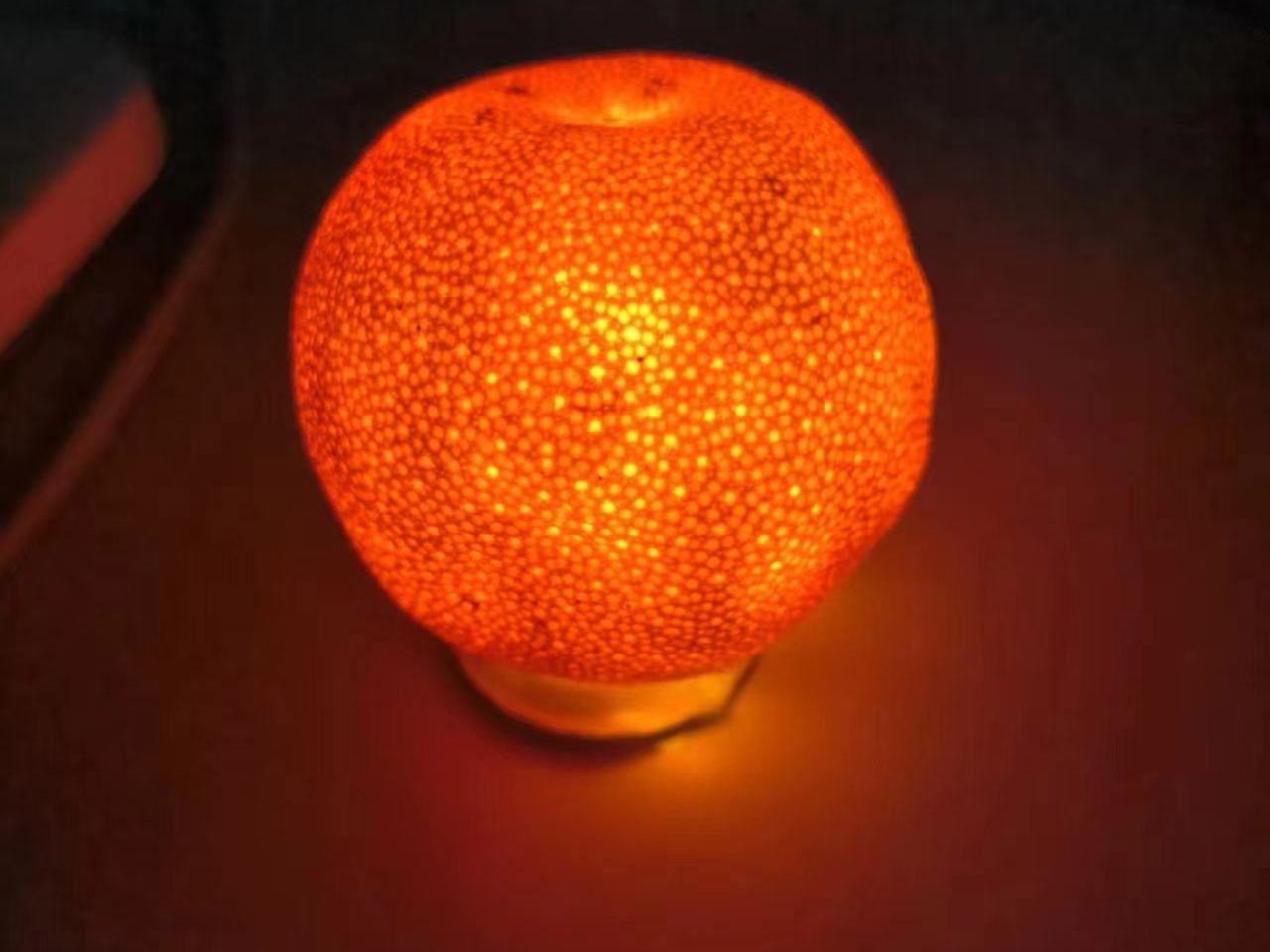 橘皮手作小桔灯