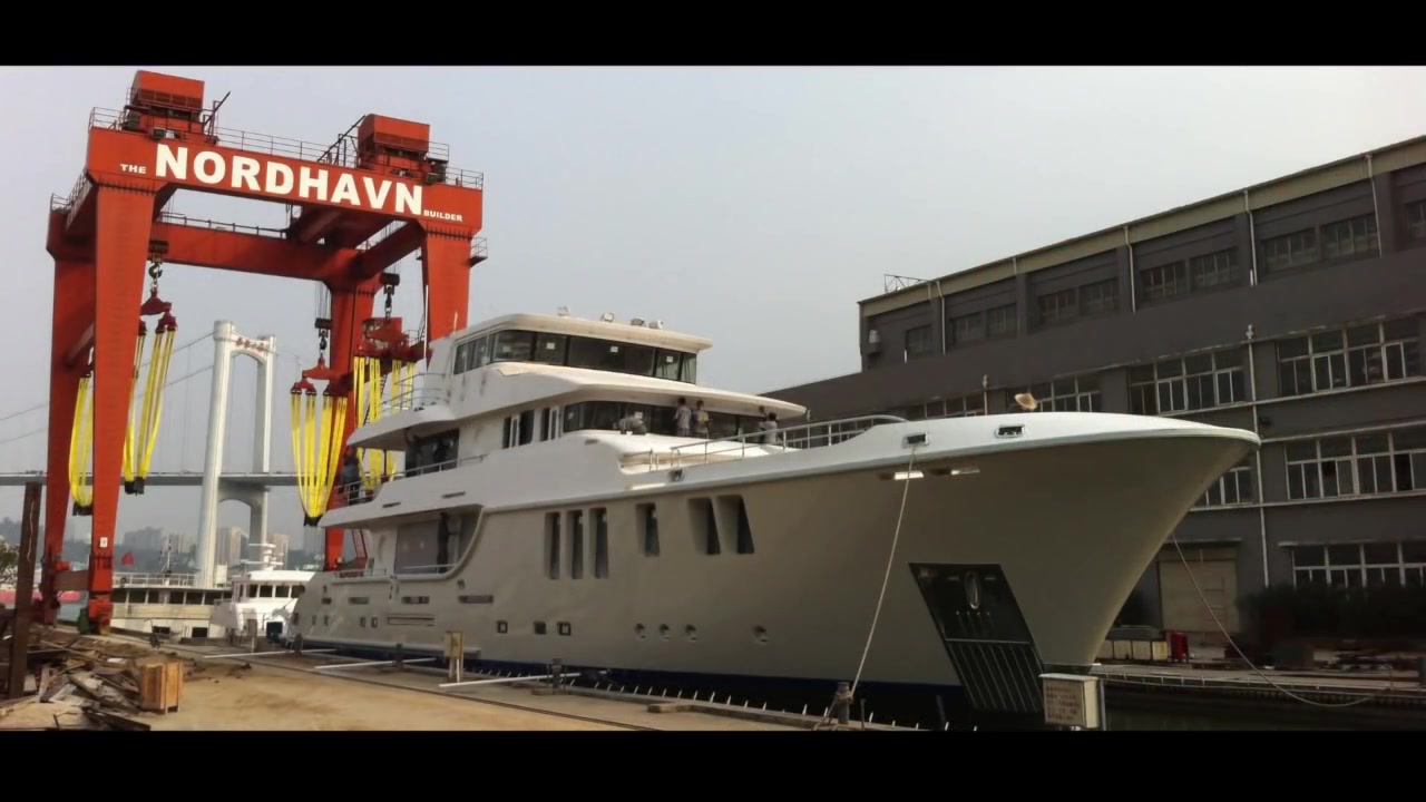 nordhavn120长航程探险游艇从中国开往温哥华