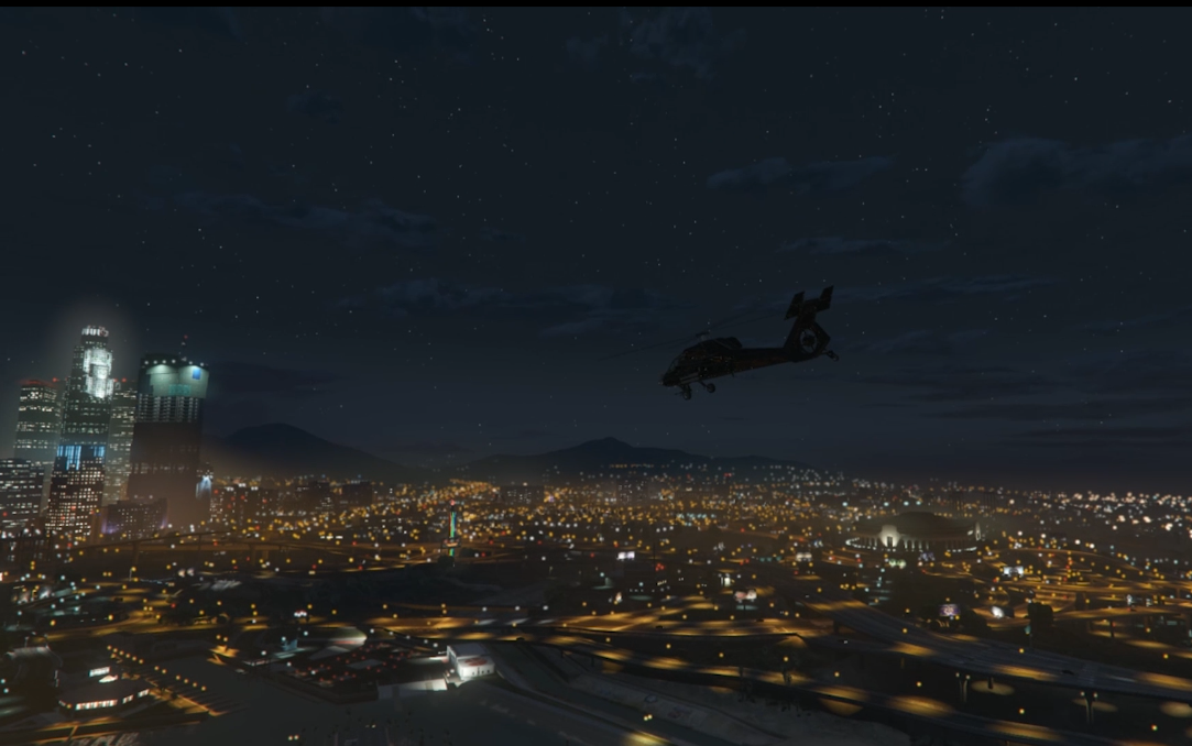 los santos in night/6年了,你有认真看过洛圣都的夜景吗,今天带你看