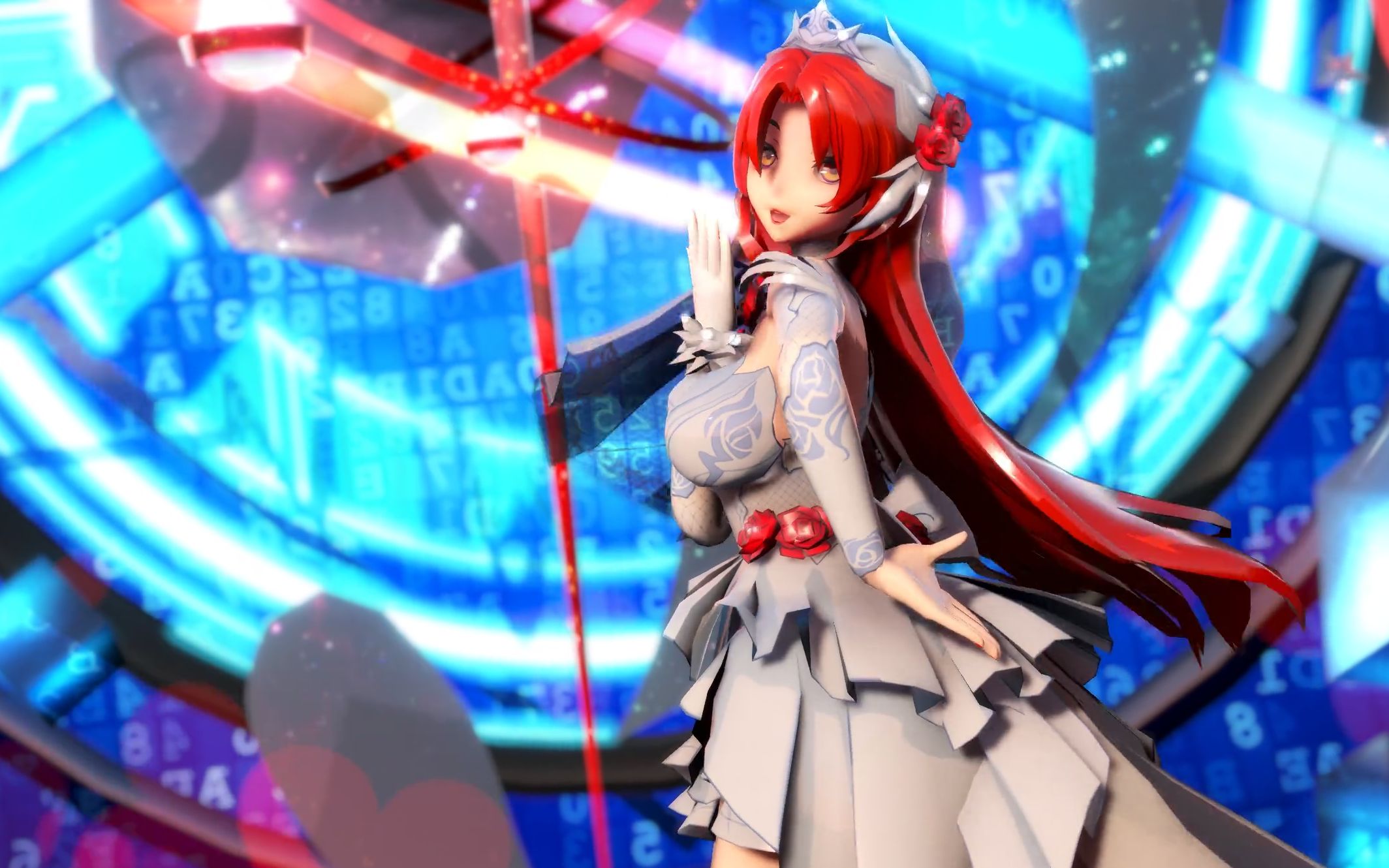 【2k/60fps/mmd】爆肝崩3第一弹——花嫁姬子是真的白啊