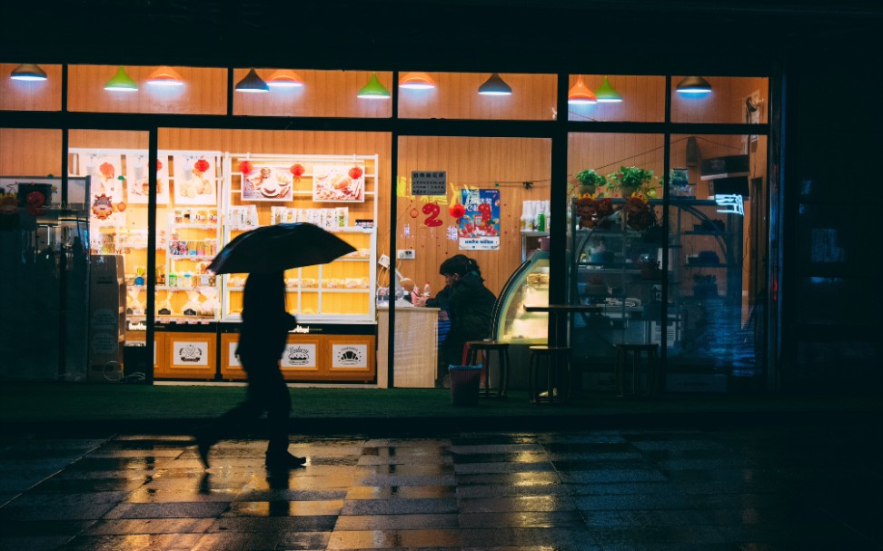 [图]雨夜街头用入门机扫街（第一人称扫街）