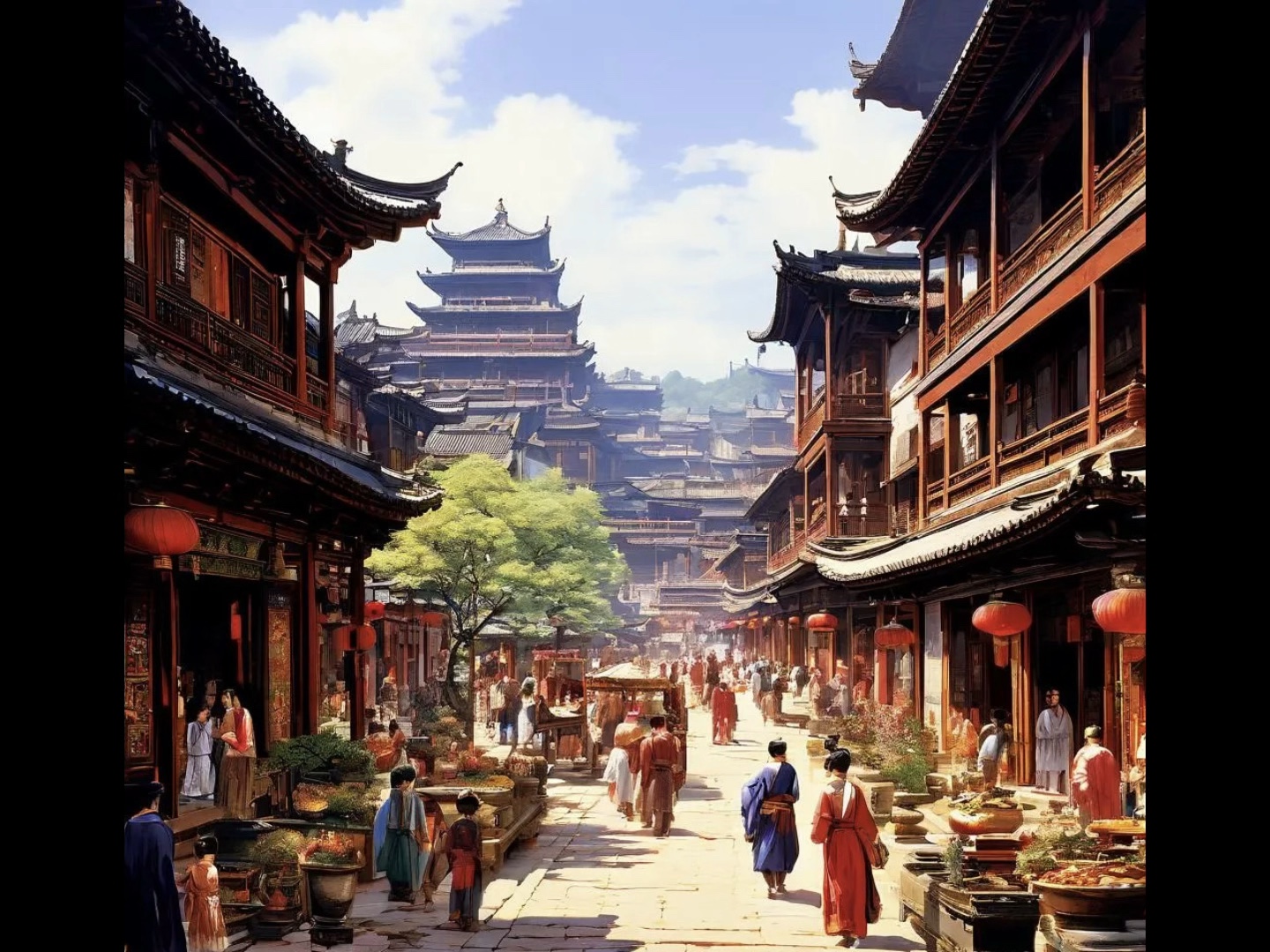 唐代长安ai想象