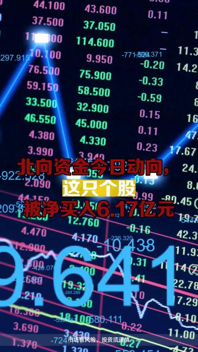 北向资金今日动向,这只个股被净买入6.17亿元哔哩哔哩bilibili