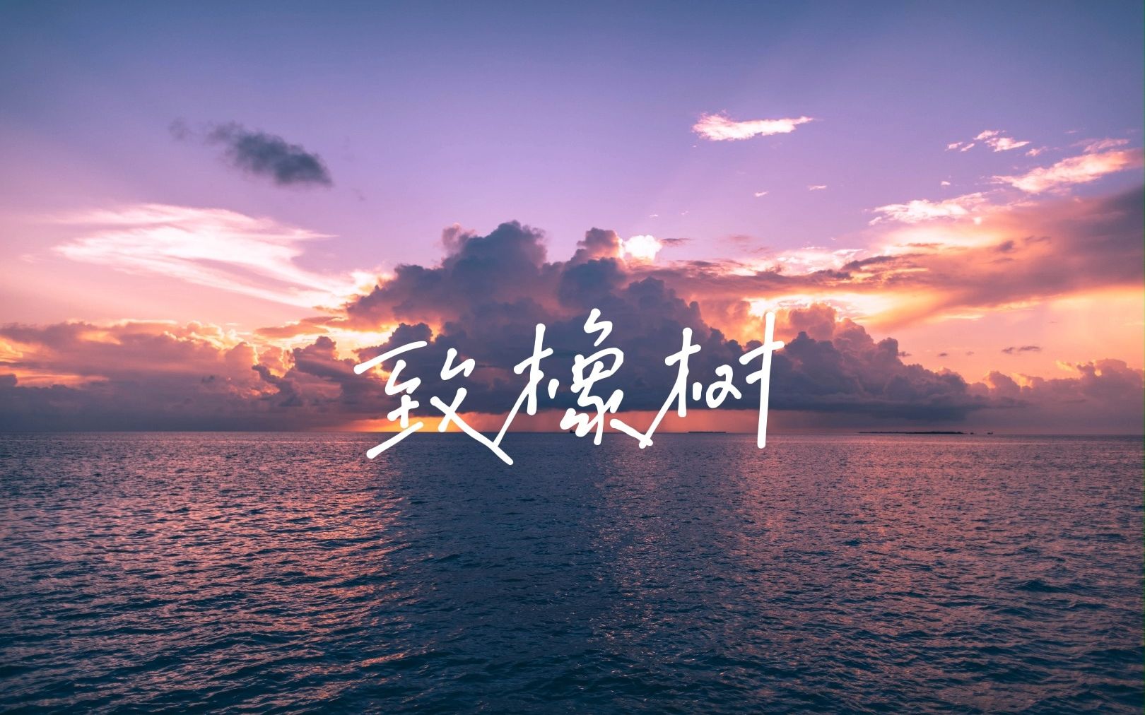 《致橡树》